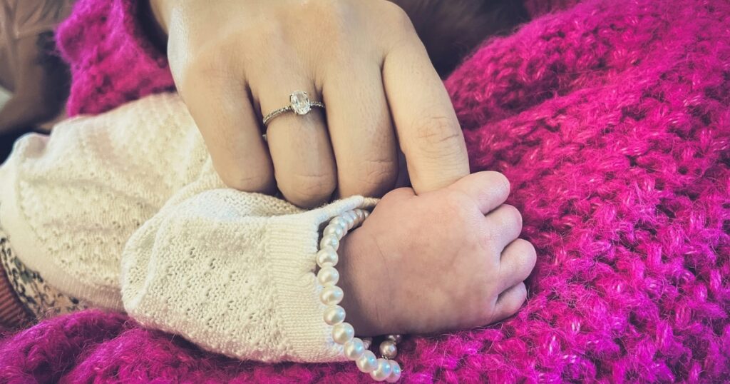 Secure attachment formed by touch and presence with gentle parenting.