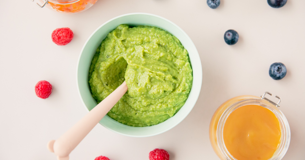 With all stage 3 baby foods, make sure they’re well cooked, lightly shaped (for small circular foods like peas or berries), or cut into small pieces.