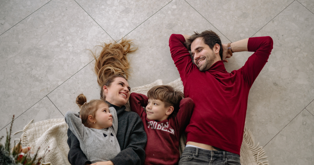 Parents are happy with their children